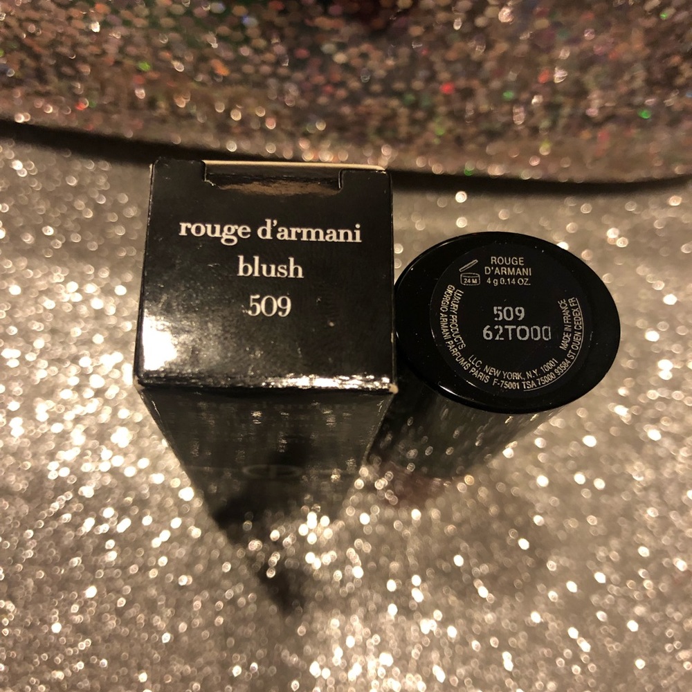 BNIB! Giorgio Armani Rouge dβArmani Satin Lip Color in BLUSH 509 - Picture 5 of 8